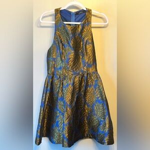 NWOT Ark & Co Blue Green Sleeveless Dress